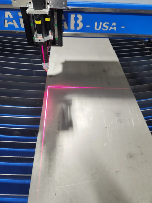 Laser Aiming step